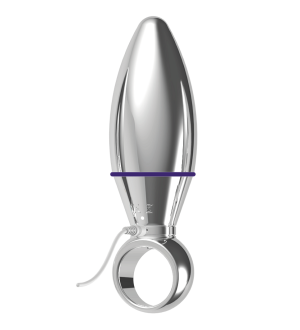 MLCREATION INTENSE POTENTE VIBRADOR USB  RECARGABLE METAL/LILA