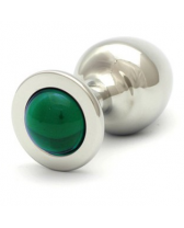 ROSEBUDS  CRISTAL PLUG ACERO 43 X 25MM VERDE