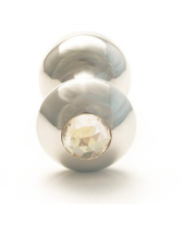 ROSEBUDS CRISTAL SWAROVSKI PLUG ANAL ACERO 43 X 25MM GOLDEN SHADOW