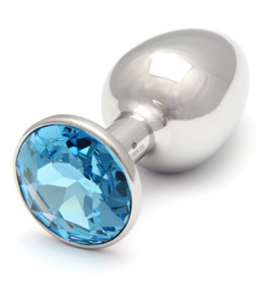 ROSEBUDS SWAROVSKI ANAL ACERO 461 X 30MM  CRISTAL AQUAMARINE