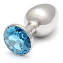 ROSEBUDS SWAROVSKI ANAL ACERO 461 X 30MM  CRISTAL AQUAMARINE