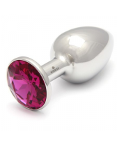 ROSEBUDS SWAROVSKI ANAL ACERO 61 X 30 MM CRISTAL FUCHSIA