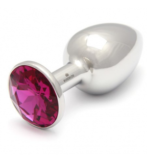 ROSEBUDS SWAROVSKI ANAL ACERO 61 X 30 MM CRISTAL FUCHSIA