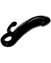 DILDO ESTIMULADOR DE PROSTATA DE SILICONA NEGRO