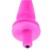 NEON PLUG ANAL VIBRADOR ROSA 13.42CM