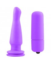 NEON PLUG ANAL VIBRADOR LILA 13.42CM