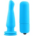 NEON PLUG ANAL VIBRADOR AZUL 13.42CM