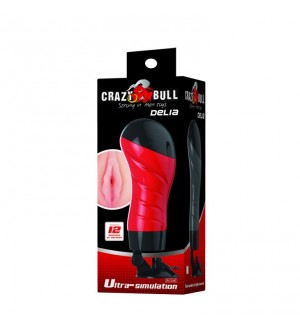 BAILE CRAZYFLORA VAGINA CON BASE MASTURBADOR VOZ