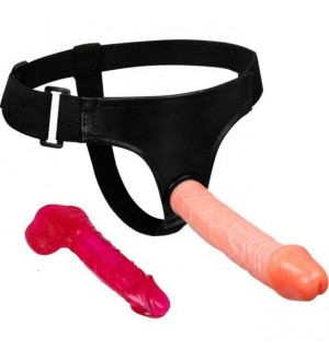 BAILE HARNESS DOBLE DILDO 14.2CM / 20CM