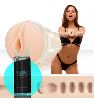 FLESHLIGHT GIRLS VAGINA RILEY REID LOTUS + 1 LUBRICANTE GRATIS 50ML