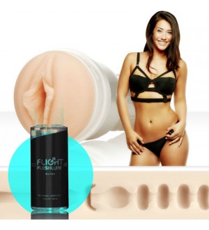 FLESHLIGHT GIRLS VAGINA LOTUS EVA LOVIA + 1 LUBRICANTE GRATIS 50ML