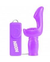 NEON SEXY SNUGGLER VIBRADOR  LILA