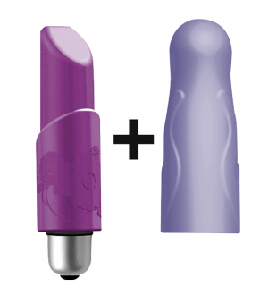 JOYSTICK MICRO LADYLILE ESTIMULADOR CON FUNDAS VIOLETA/LILA