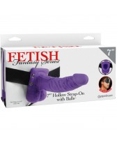 FETISH FANTASY SERIES 7" ARNES CON TESTICULOS HUECO MAN 17.8 CM LILA