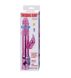 THROBBING BUNNY ROTADOR RAMPANTE ROSA