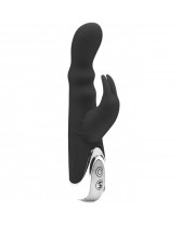 SHOTS VIBRADOR RABBIT SILICONA NEGRO