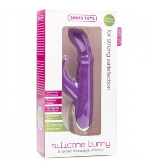 SHOTS VIBRADOR RABBIT SILICONA LILA