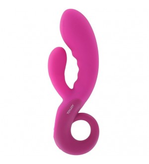 TOY YOY CARESSE NEA SUPREME VIBRADOR CONEJITO ROSA