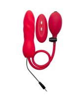 OUCH PENE INFLABLE VIBRADOR SILICONA ROJO 14 CM