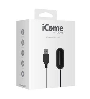 ICOME BALA VIBRADORA USB NEGRO