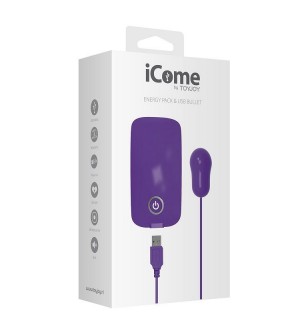 ICOME ENERGY PACK BALA VIBRADORA USB LILA