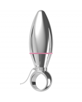 MLCREATION INTENSE POTENTE VIBRADOR USB  RECARGABLE METAL/ROSA