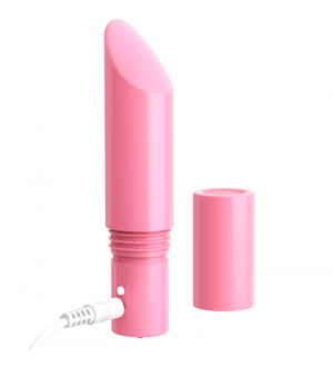 ML CREATION  LOVE BULLET USB RECARGABLE POTENTE ROSA