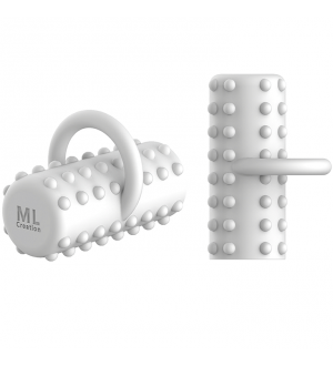 ML CREATION POTENTE DEDAL VIBRADOR RECARGABLE BLANCO