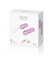 OVO R4 BULLET REMOTE CONTROL RECHARGEABLE PINK