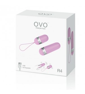 OVO R4 BULLET REMOTE CONTROL RECHARGEABLE PINK