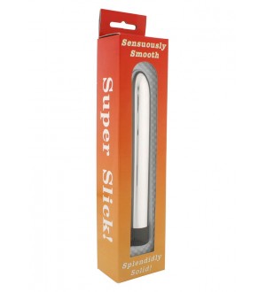 SEVENCREATIONS SLICK VIBRATOR SILVER VIBRATOR MULTI-SPEED