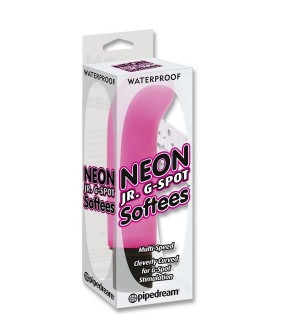 NEON JR G-SPOT SOFTEES VIBRADOR PUNTO G ROSA