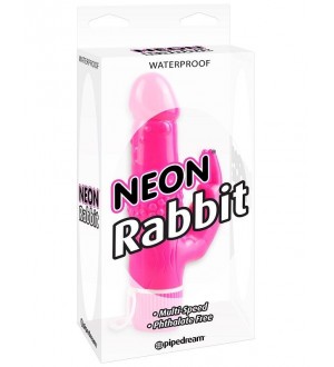 NEON RABBIT VIBE VIBRADOR ROSA