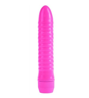 NEON RIBBED ROCKET ROSA