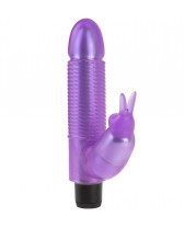 JELLY GEMS 13 VIBRADOR DE GELATINA CONEJITO LILA