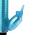 JELLY GEMS 13 VIBRADOR DE GELATINA CONEJITO AZUL