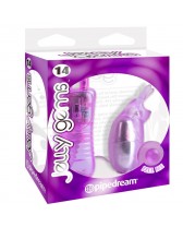 JELLY GEMS 14 VIBRADOR DE GELATINA CONEJITO LILA