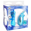 JELLY GEMS 14 VIBRADOR DE GELATINA CONEJITO AZUL