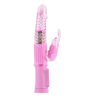 JELLY GEMS 15 VIBRADOR ROTADOR RABBIT ROSA