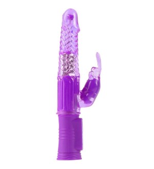 JELLY GEMS 15 VIBRADOR ROTADOR RABBIT LILA