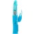 JELLY GEMS 15 VIBRADOR ROTADOR RABBIT AZUL