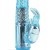 JELLY GEMS 15 VIBRADOR ROTADOR RABBIT AZUL