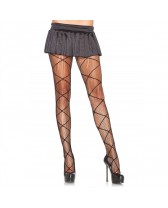 LEG AVENUE PANTYHOUSE JUMBO NEGRO