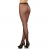 BLACK DIAMOND  PANTYHOUSE NEGRO CON ABERTURA STYLE 0082 TALLA UNICA