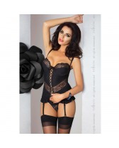 PASSION ZOJA CORSET NEGRO S/M