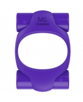 ML CREATION POTENTE ANILLO VIBRADOR RECARGABLE LILA