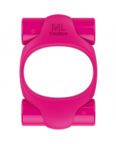 ML CREATION POWERFUL RECHARGEABLE VIBRATOR RING INTENSE PINK