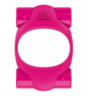 ML CREATION POWERFUL RECHARGEABLE VIBRATOR RING INTENSE PINK