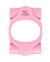 ML CREATION POTENTE ANILLO VIBRADOR RECARGABLE ROSA