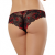 G-STRING DIAMOND CULOT ROJO/NEGRO BORDADO STYLE 1380 TALLA M